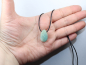 Preview: amazonite with cord or silver 925