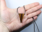 Preview: tiger's eye with cord or silver 925
