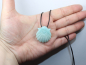 Preview: amazonite with cord or silver 925