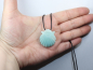 Preview: amazonite with cord or silver 925
