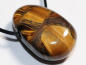 Preview: tiger's eye with cord or silver 925
