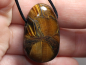 Preview: tiger's eye with cord or silver 925