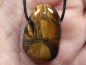 Preview: tiger's eye with cord or silver 925