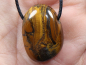 Preview: tiger's eye with cord or silver 925