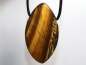 Preview: tiger's eye with cord or silver 925