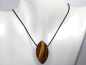 Preview: tiger's eye with cord or silver 925