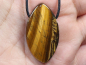 Preview: tiger's eye with cord or silver 925