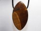 Preview: tiger's eye with cord or silver 925