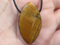 Preview: tiger's eye with cord or silver 925