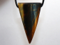Preview: hawks eye with tiger's eye with cord or silver 925