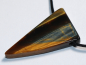 Preview: hawks eye with tiger's eye with cord or silver 925