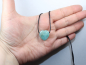 Preview: amazonite with cord or silver 925