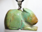 Preview: turquoise with cord or silver 925