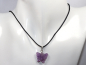 Preview: amethyst with cord or silver 925