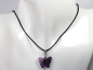 Preview: amethyst with cord or silver 925