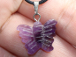 Preview: amethyst with cord or silver 925