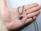 Preview: amethyst with cord or silver 925