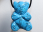 Preview: turquoise (rec.) with cord or silver 925