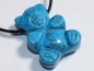 Preview: turquoise (rec.) with cord or silver 925