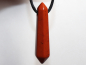 Preview: roter Jaspis mit Band oder Silber 925
