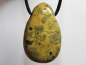 Preview: stichtite in serpentine with cord or silver 925