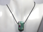 Preview: ruby in fuchsite with cord or silver 925