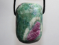 Preview: ruby in fuchsite with cord or silver 925