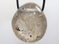 Preview: rutilated quartz with cord or silver 925