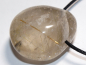 Preview: rutilated quartz with cord or silver 925
