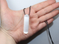 Preview: selenite with cord or silver 925