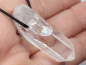 Preview: rock crystal with cord or silver 925