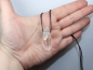 Preview: rock crystal with cord or silver 925