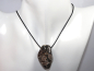 Preview: Turritella agate with cord or silver 925
