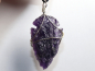 Preview: amethyst with cord or silver 925