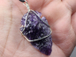 Preview: amethyst with cord or silver 925