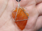 Preview: carnelian with cord or silver 925