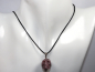Preview: lepidolite with cord or silver 925