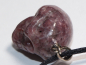 Preview: lepidolite with cord or silver 925