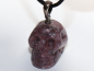 Preview: lepidolite with cord or silver 925