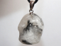 Preview: tourmaline quartz with cord or silver 925