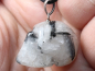 Preview: tourmaline quartz with cord or silver 925