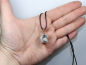 Preview: tourmaline quartz with cord or silver 925