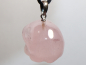 Preview: rose quartz with cord or silver 925