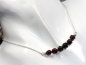 Preview: garnet with silver 925