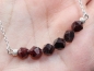 Preview: garnet with silver 925