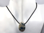 Preview: azurite in granite with cord or silver 925