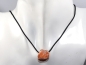 Preview: fire opal with cord or silver 925
