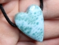 Preview: larimar with cord or silver 925