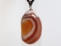 Preview: Botswana agate with cord or silver 925