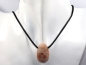 Preview: sunstone with cord or silver 925